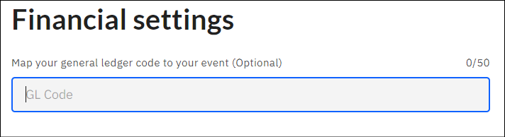 What is Our General Ledger Code?
